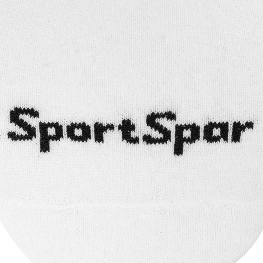 SportSpar.de "Sparlinge" Fantasmini Calzini corti sneaker 3 paia bianco