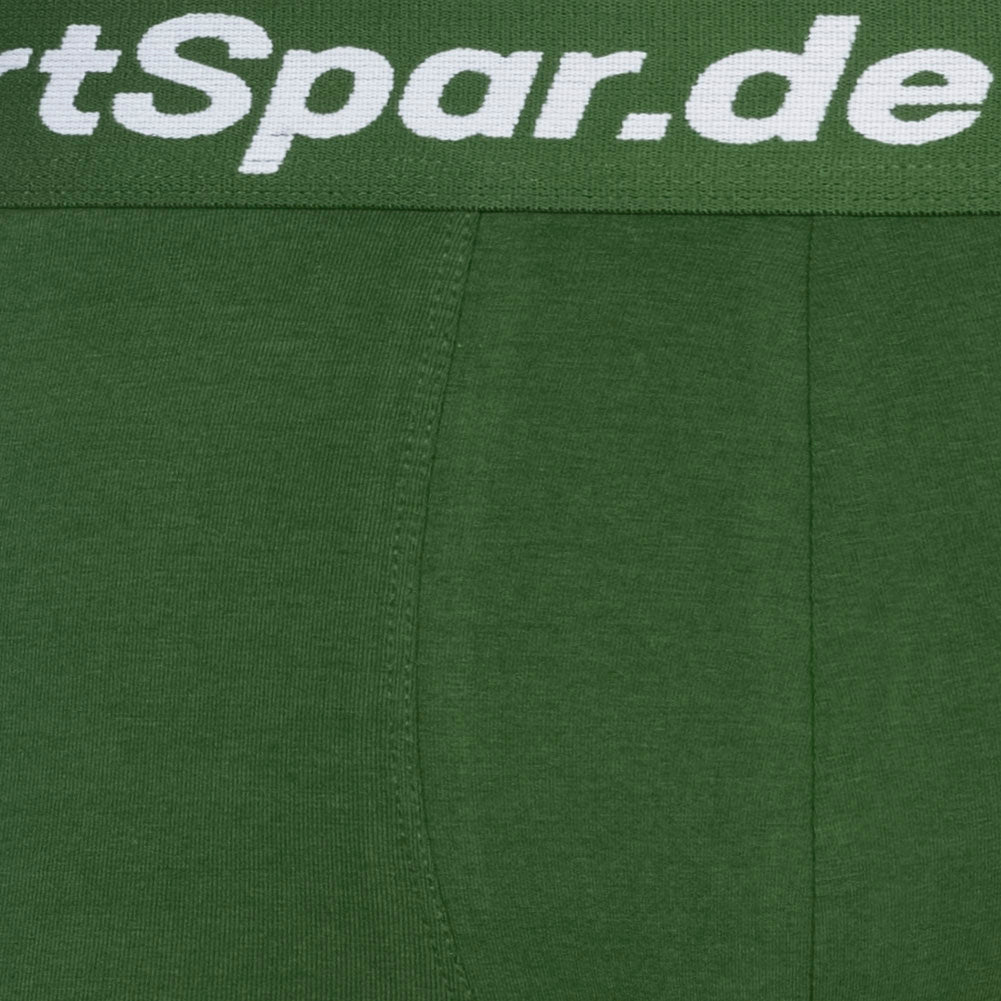 Sportspar.de Herren "Double Sparbuchse" Boxershorts 2er-Pack grün