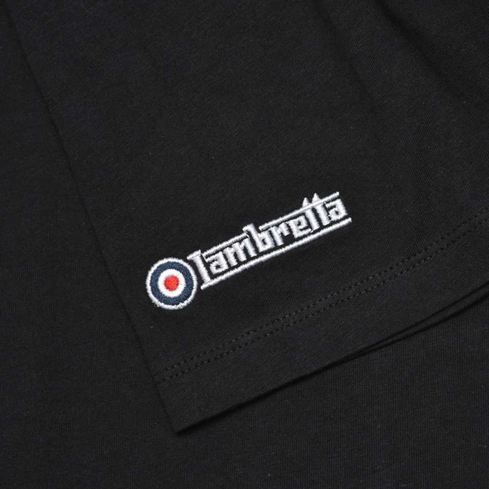 Lambretta Paisley Target Tee Herren T-Shirt SS1011-BLK