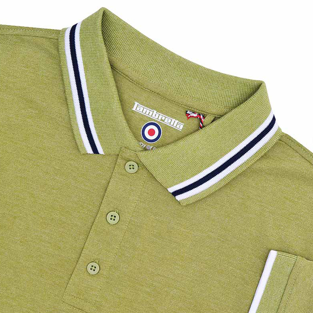 Lambretta DRS Herren Polo-Shirt SS1025-FERN