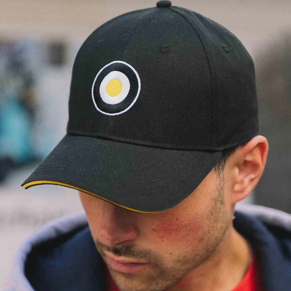Lambretta Target Cap Herren Kappe SS1038-BLK-GLD
