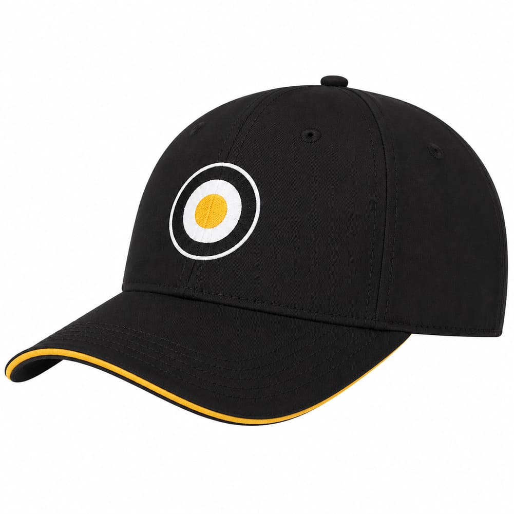 Lambretta Target Cap Herren Kappe SS1038-BLK-GLD