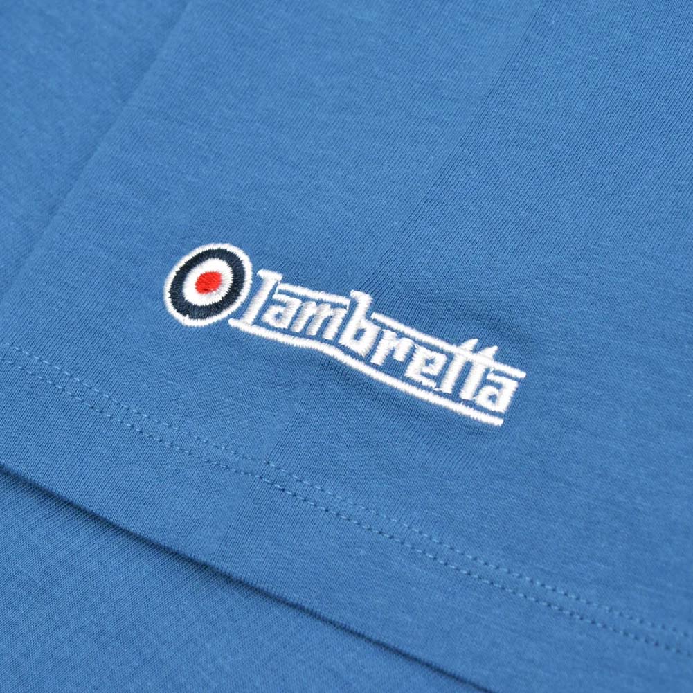 Lambretta Scooter Flag Tee Herren T-Shirt SS1208-DK BLUE