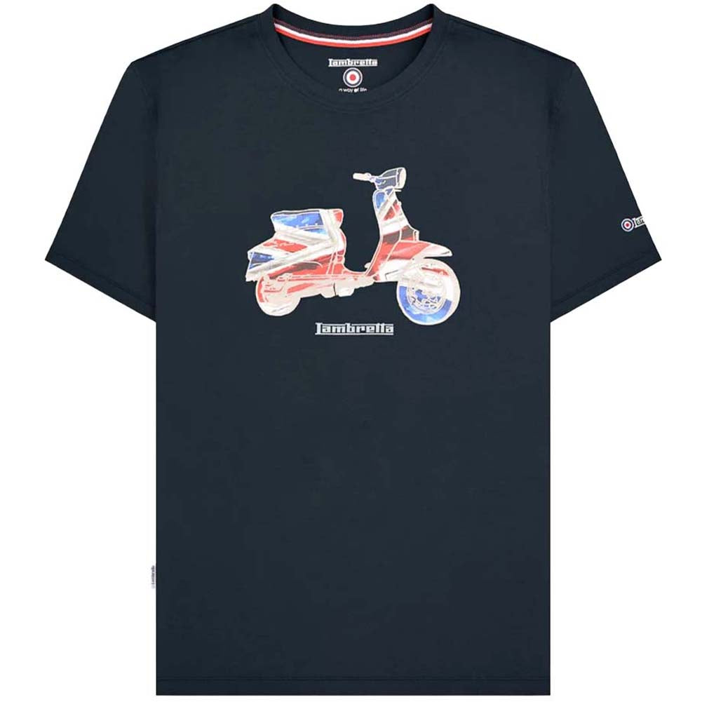 Lambretta Scooter Flag Tee Herren T-Shirt SS1208-NVY