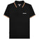 Lambretta Twin Tipped Herren Polo-Shirt SS1608-Black-Wht-Marm – S