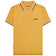 Lambretta Triple Tipped Herren Polo-Shirt SS1650-GOLD-W-N-C – L