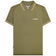 Lambretta Triple Tipped Herren Polo-Shirt SS1650-KHAKI-W-N-G – S