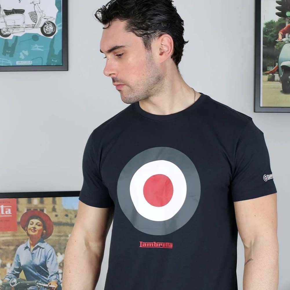 Lambretta Target Tee Herren T-Shirt SS3846-NAVY