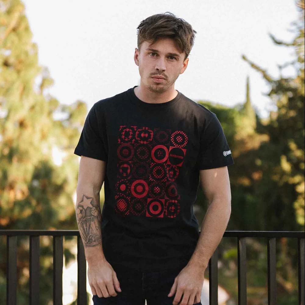 Lambretta Target Patern Tee Herren T-Shirt SS4003-NAVY