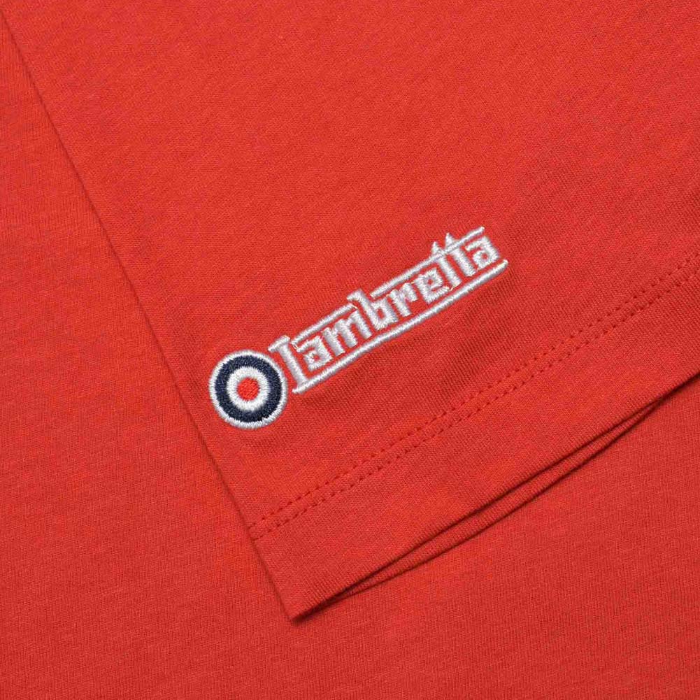 Lambretta Helmet Tee Herren T-Shirt SS4007-RED