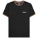 Lambretta Twin Tipped Pique Herren T-Shirt SS4008-BLK-wht-orange – S