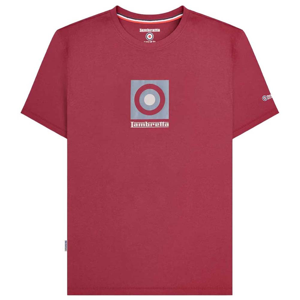 Lambretta Target Box Tee Herren T-Shirt SS5007-BUR