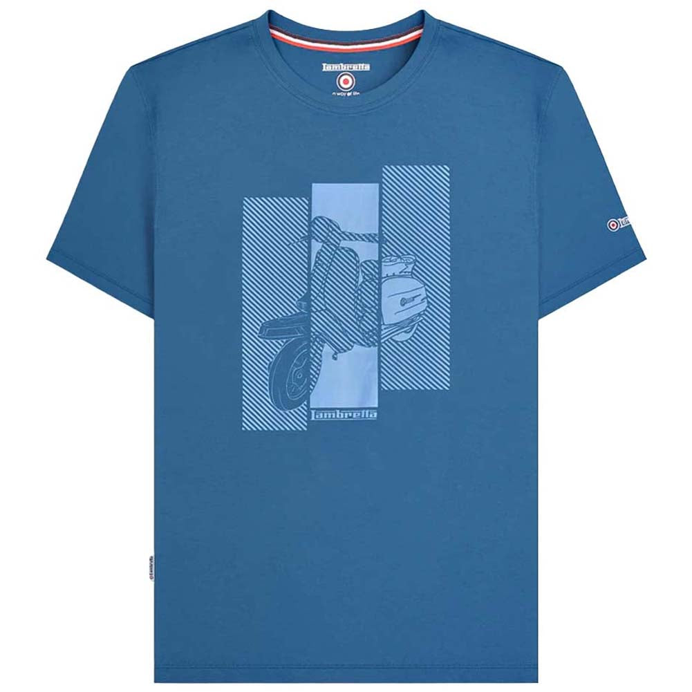 Lambretta Scooter Tee Herren T-Shirt SS5017-DK BLU