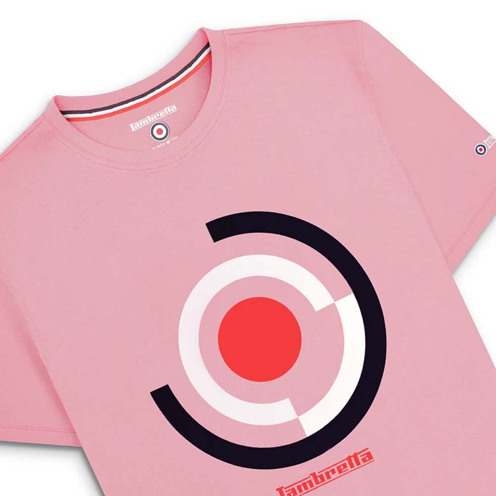 Lambretta Target Render Tee Herren T-Shirt SS6000-PINK