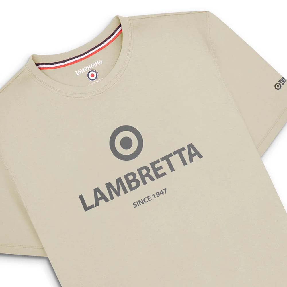 Lambretta Brand Target Tee Herren T-Shirt SS6006-TOFU