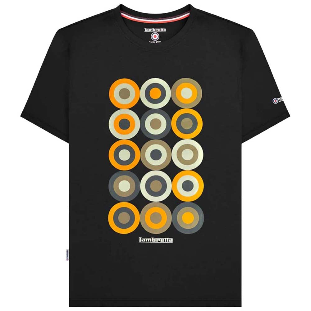 Lambretta Mod Target Tee Herren T-Shirt SS6010-BLACK