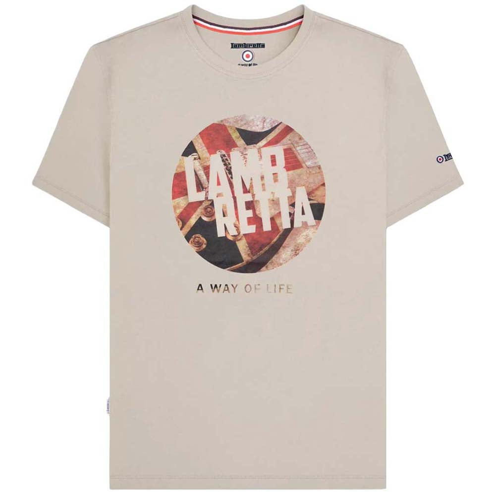 Lambretta Union Jack Guitar Jet Stream Herren T-Shirt SS6741-JET STREAM