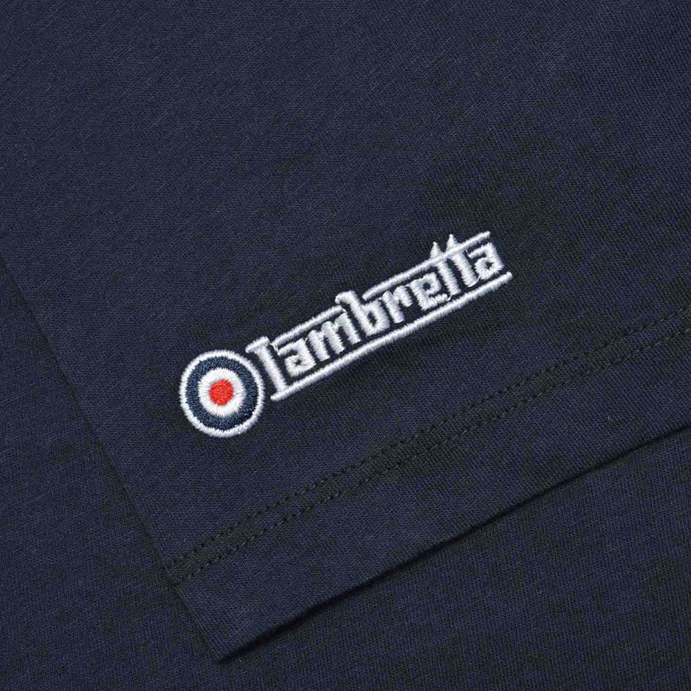 Lambretta Union Jack Guitar Herren T-Shirt SS6741-NAVY