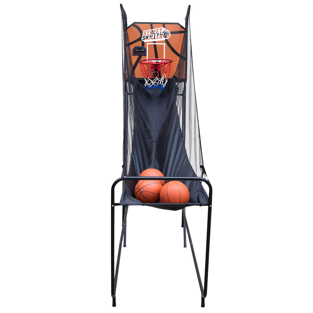 STREETSKILLER "Shootout" Basketballspiel Schießmaschine mit 3 Bällen