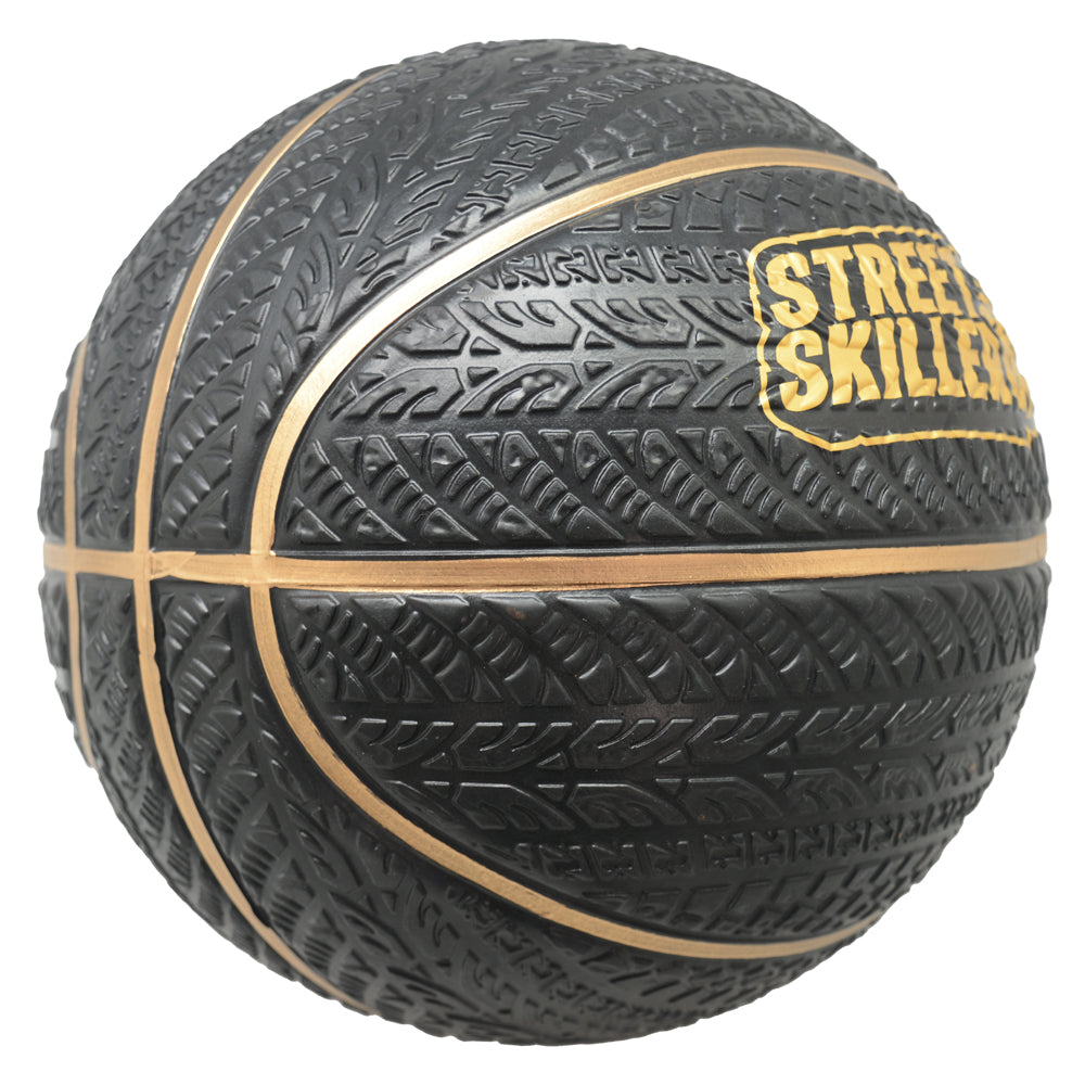 STREETSKILLER "Ultimate Grip" Basketball schwarz/gold