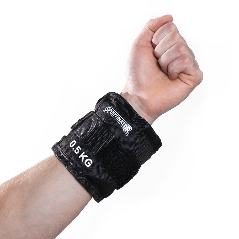 SPORTINATOR Braccialetti con peso per braccio e piede 0,5 kg 2 pezzi