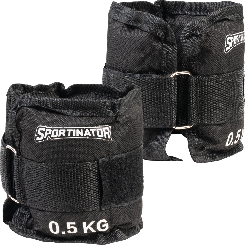 SPORTINATOR Braccialetti con peso per braccio e piede 0,5 kg 2 pezzi
