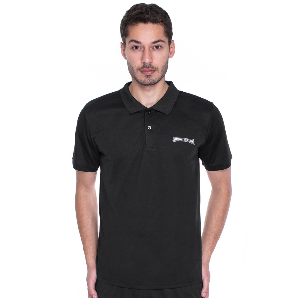 SPORTINATOR Essentials Uomo Polo per l'allenamento nero