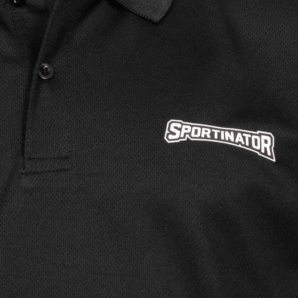 SPORTINATOR Essentials Uomo Polo per l'allenamento nero