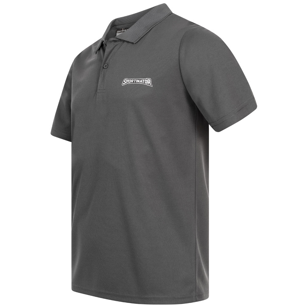 SPORTINATOR Essentials Uomo Polo per l'allenamento grigio