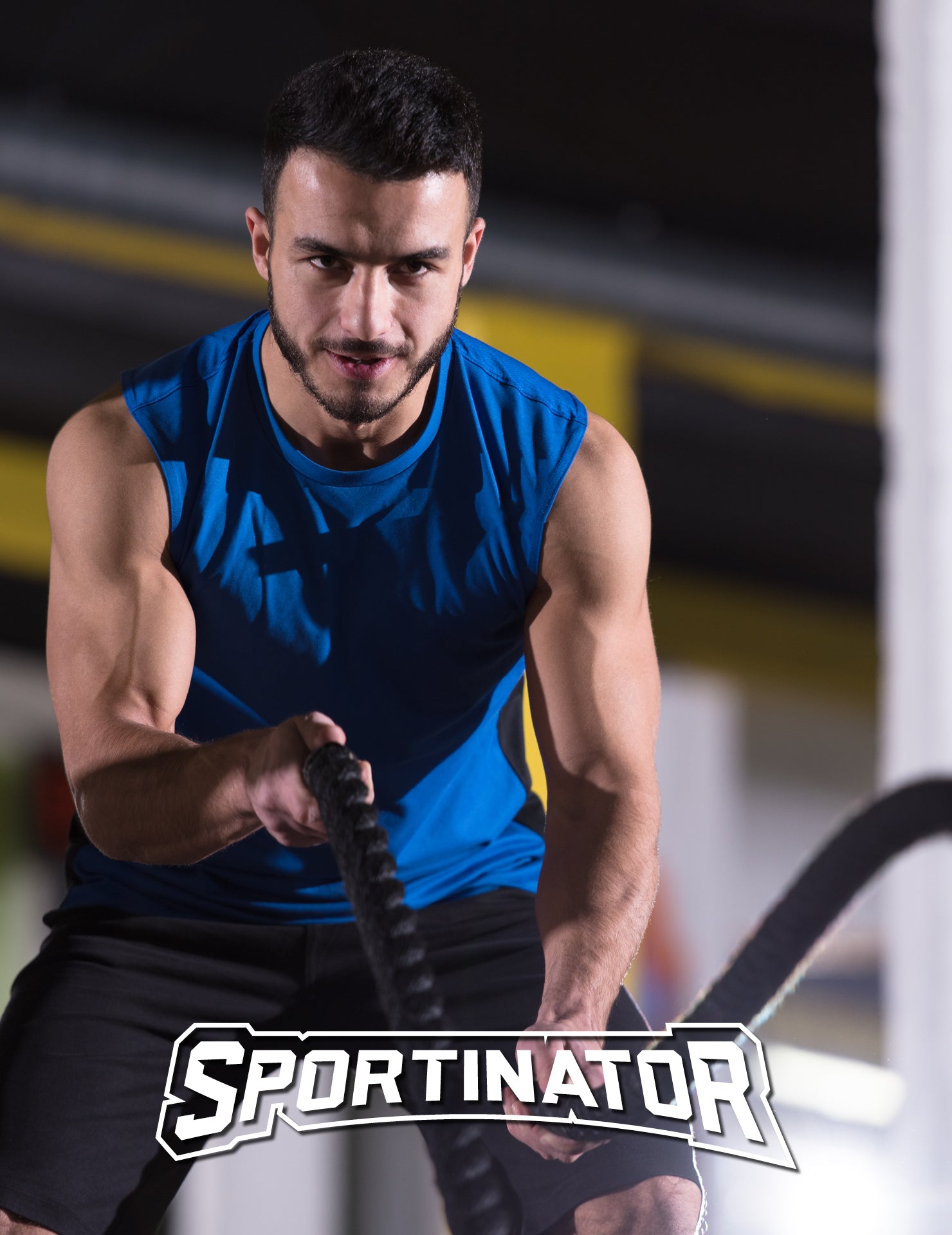 SPORTINATOR Fitness Battle Rope Trainingsseil 9 m