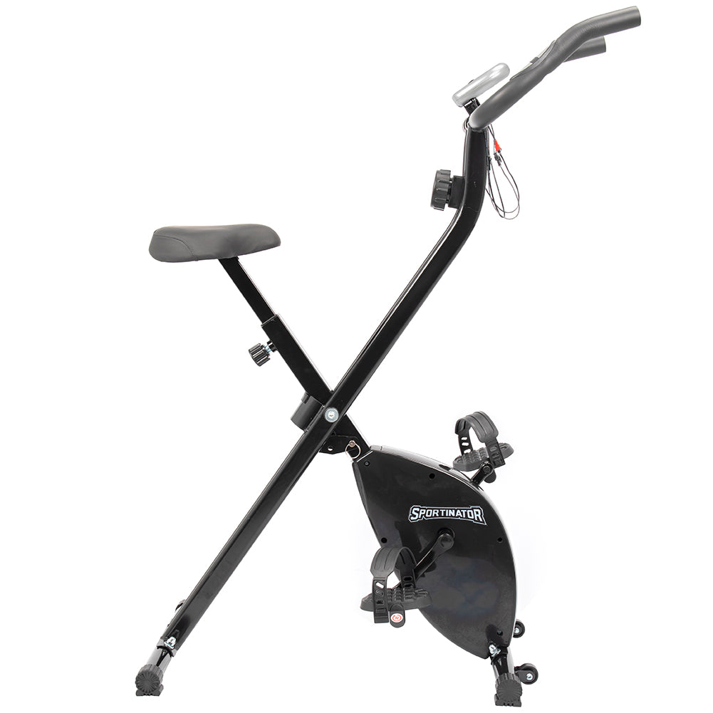 SPORTINATOR X-Bike faltbarer Heimtrainer schwarz