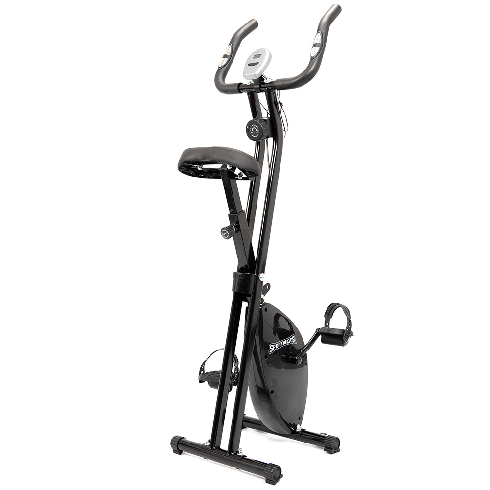 SPORTINATOR X-Bike faltbarer Heimtrainer schwarz