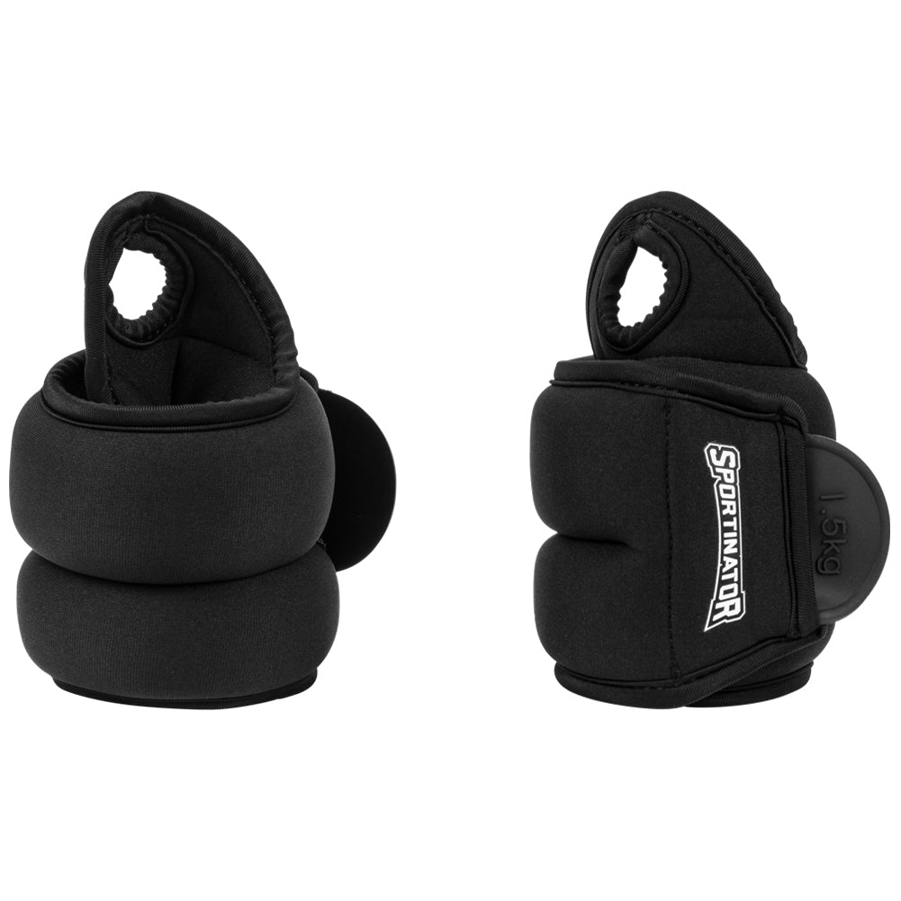 SPORTINATOR Premium Arm Gewichtsmanschetten 1,5 kg 2 Stück