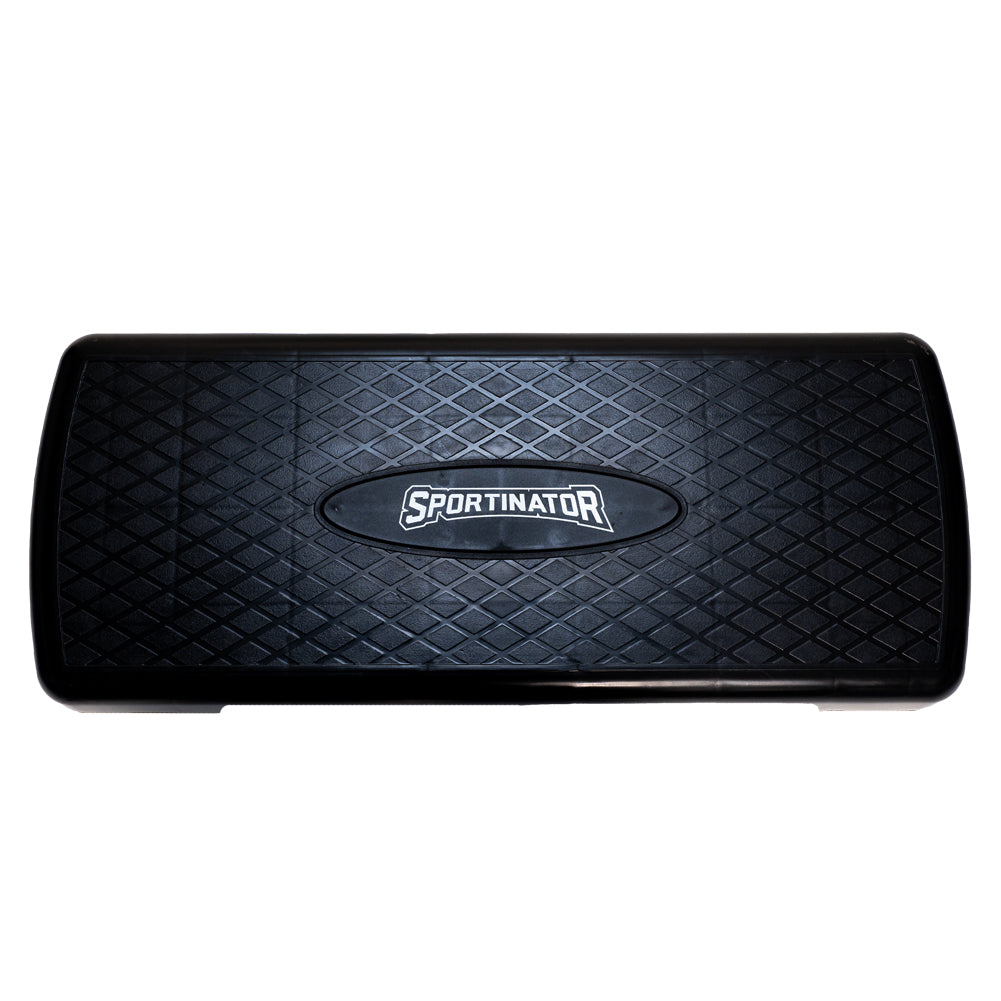 SPORTINATOR "Fitness" höhenverstellbarer Stepper schwarz