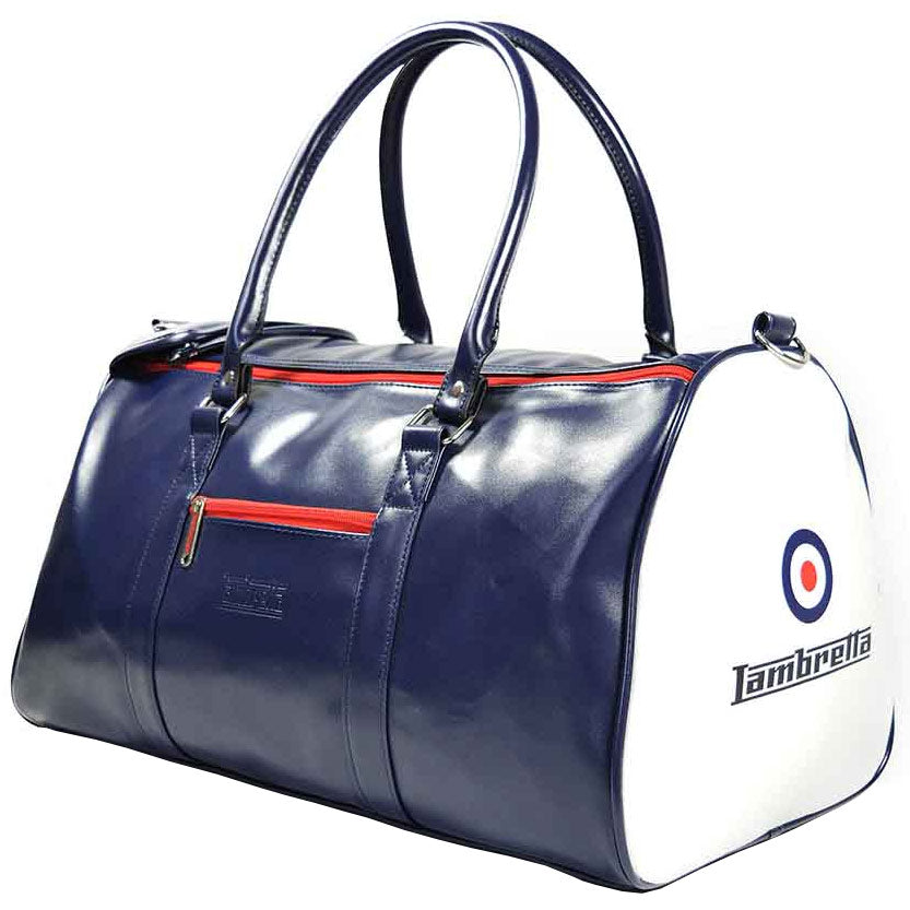Lambretta Retro Sports Large Bag Tasche 28 x 49 x 25 T20064L-NVY/WHT