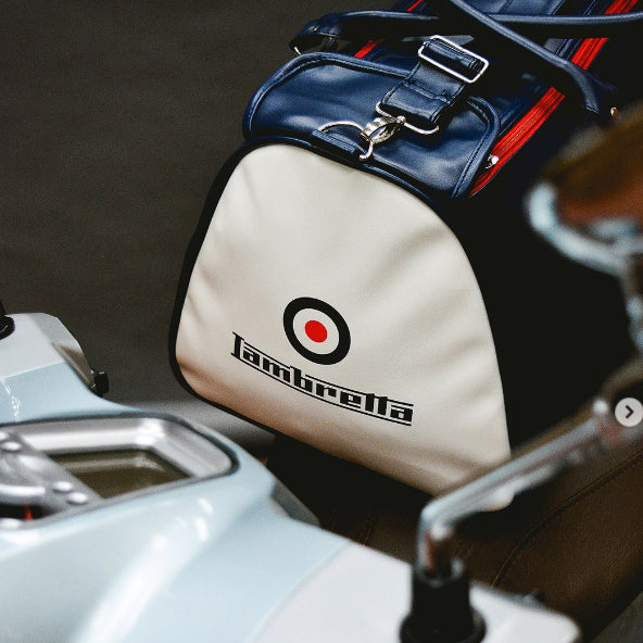 Lambretta Retro Sports Large Bag Tasche 28 x 49 x 25 T20064L-NVY/WHT