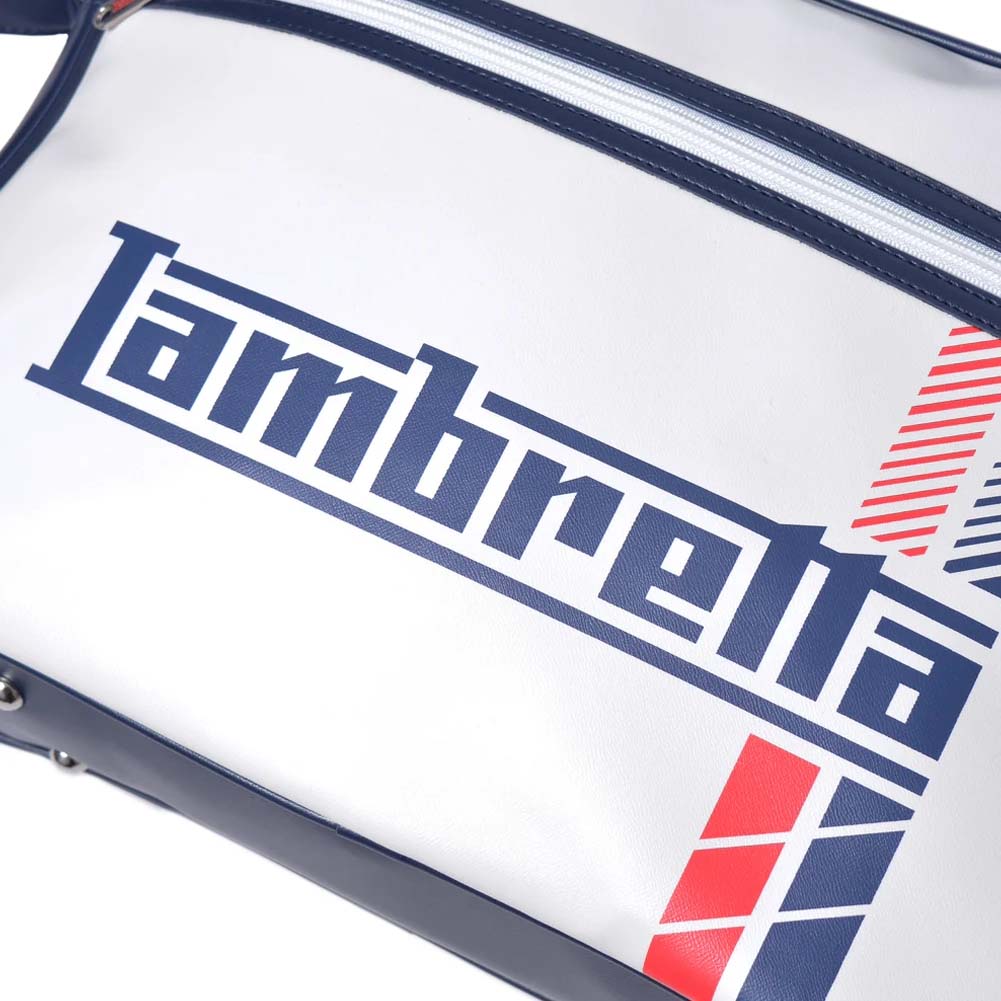 Lambretta Racing Stripe Bag Umhängetasche T20076-WHT