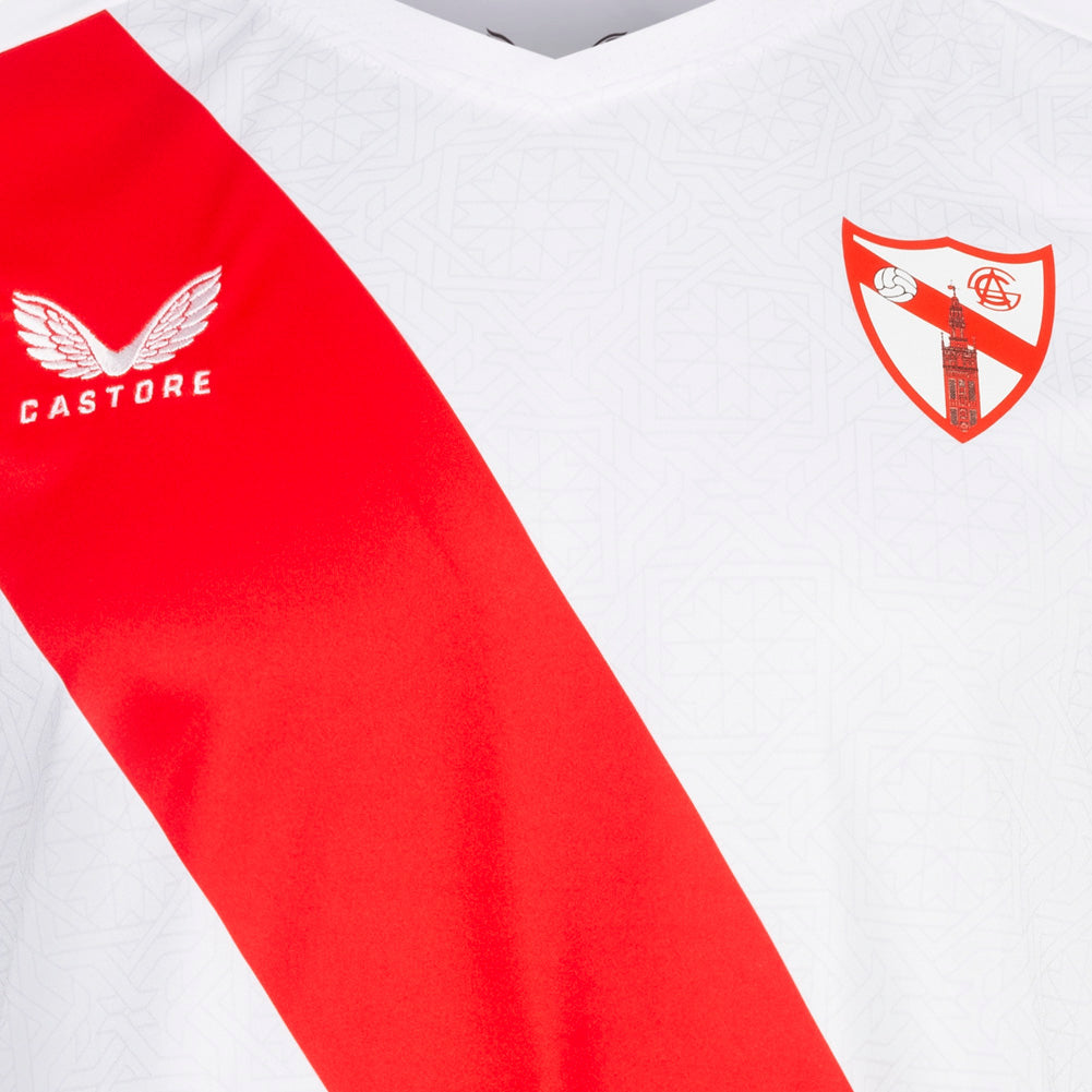 Sevilla Atlético CASTORE Herren Heim Trikot TM1137-WHITETRUERED