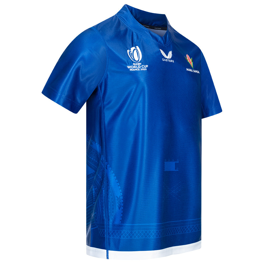 Samoa Rugby WM CASTORE Herren Heim Trikot TM3340-BLUE
