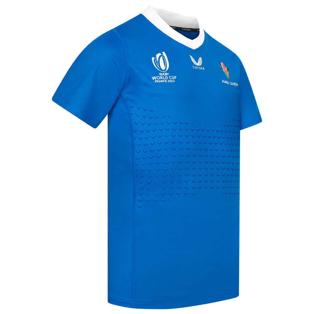 Samoa Rugby WM CASTORE Herren Trainings Trikot TM5393-BLUE