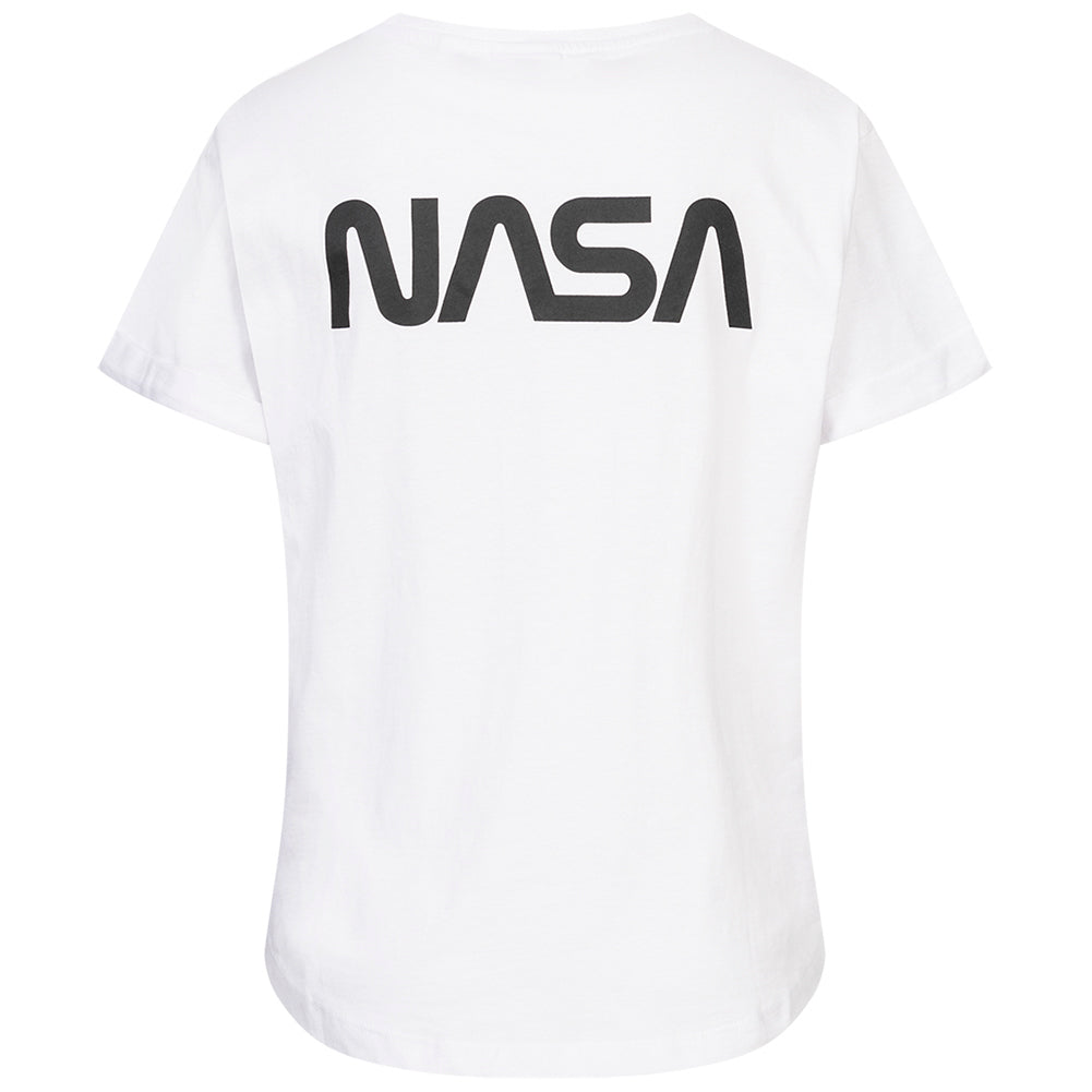 NASA Circle Logo Damen T-Shirt TMLTS007WHT