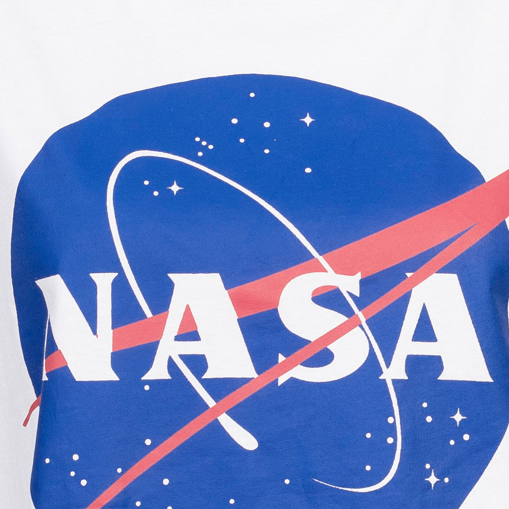 NASA Circle Logo Damen T-Shirt TMLTS007WHT