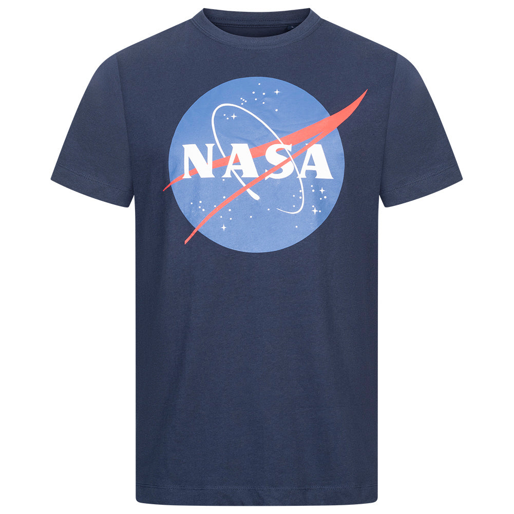 NASA Circle Logo Herren T-Shirt TMMTS007NVY