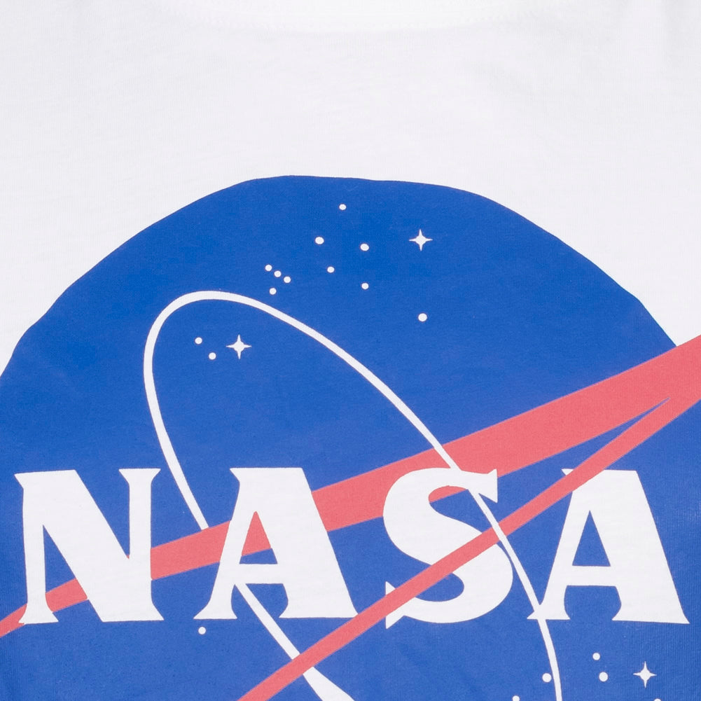 NASA Circle Logo Herren T-Shirt TMMTS007WHT