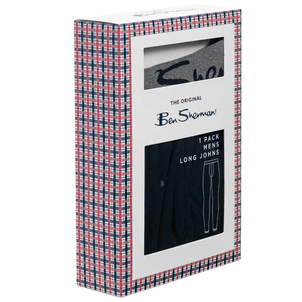 BEN SHERMAN Long John Uomo Sottopantaloni lunghi U5-1360-BS-NAVY