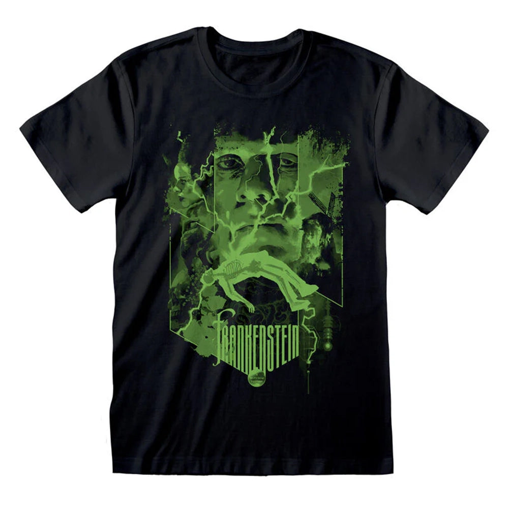 Universal Monsters Frankenstein Green Herren T-Shirt UNM04032TSB