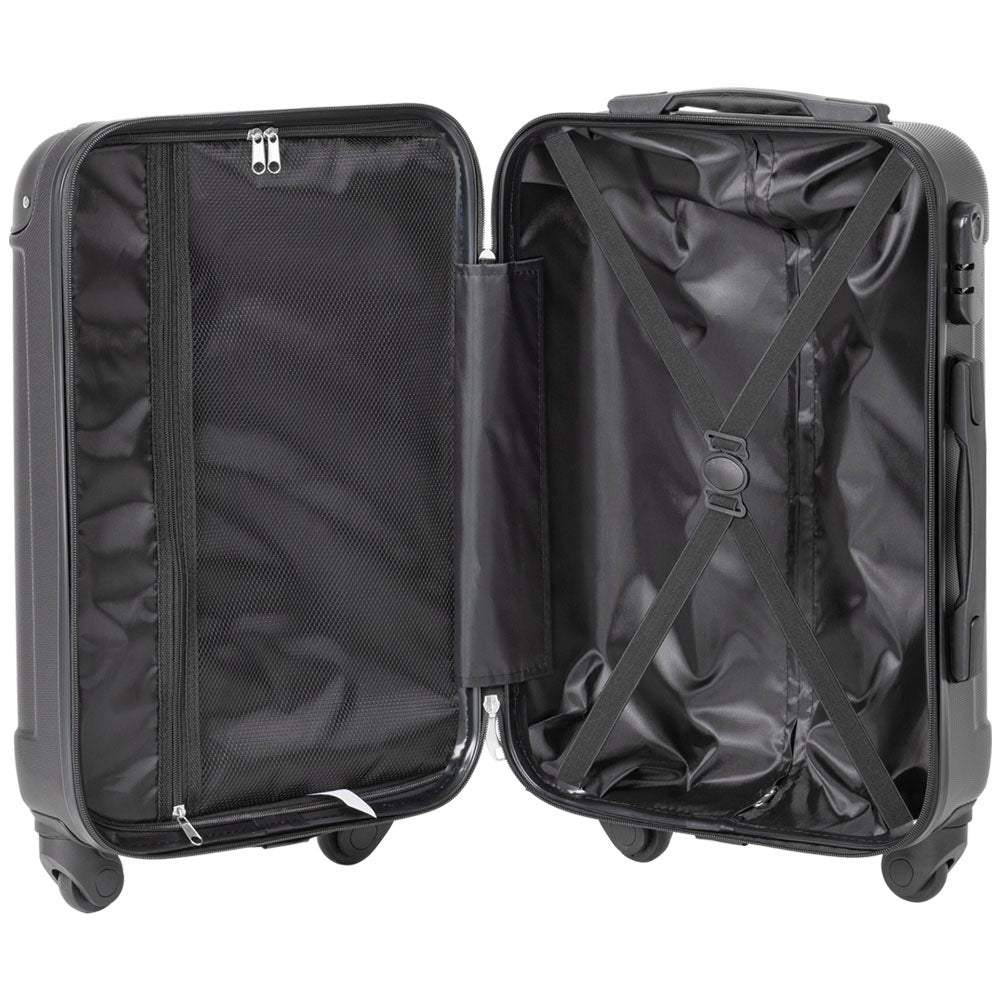 VERTICAL STUDIO "Helsinki" Valigia Set da 3 20" 24" 28" nero