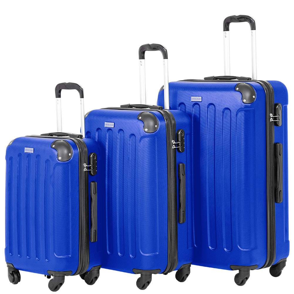 VERTICAL STUDIO "Helsinki" Koffer 3er-Set 20" 24" 28" royalblau