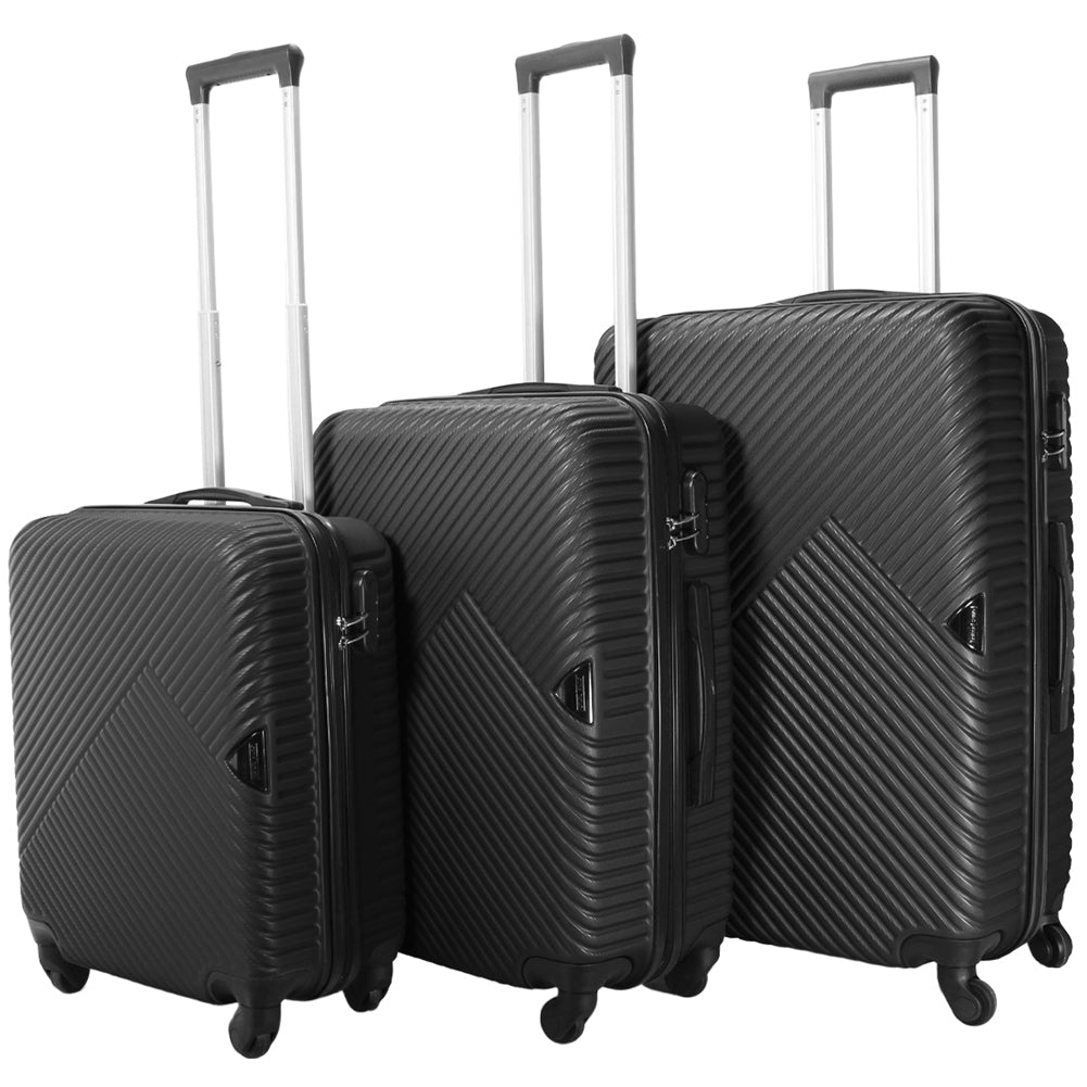 VERTICAL STUDIO "Uppsala" Koffer 3er-Set 20" 24" 28" schwarz