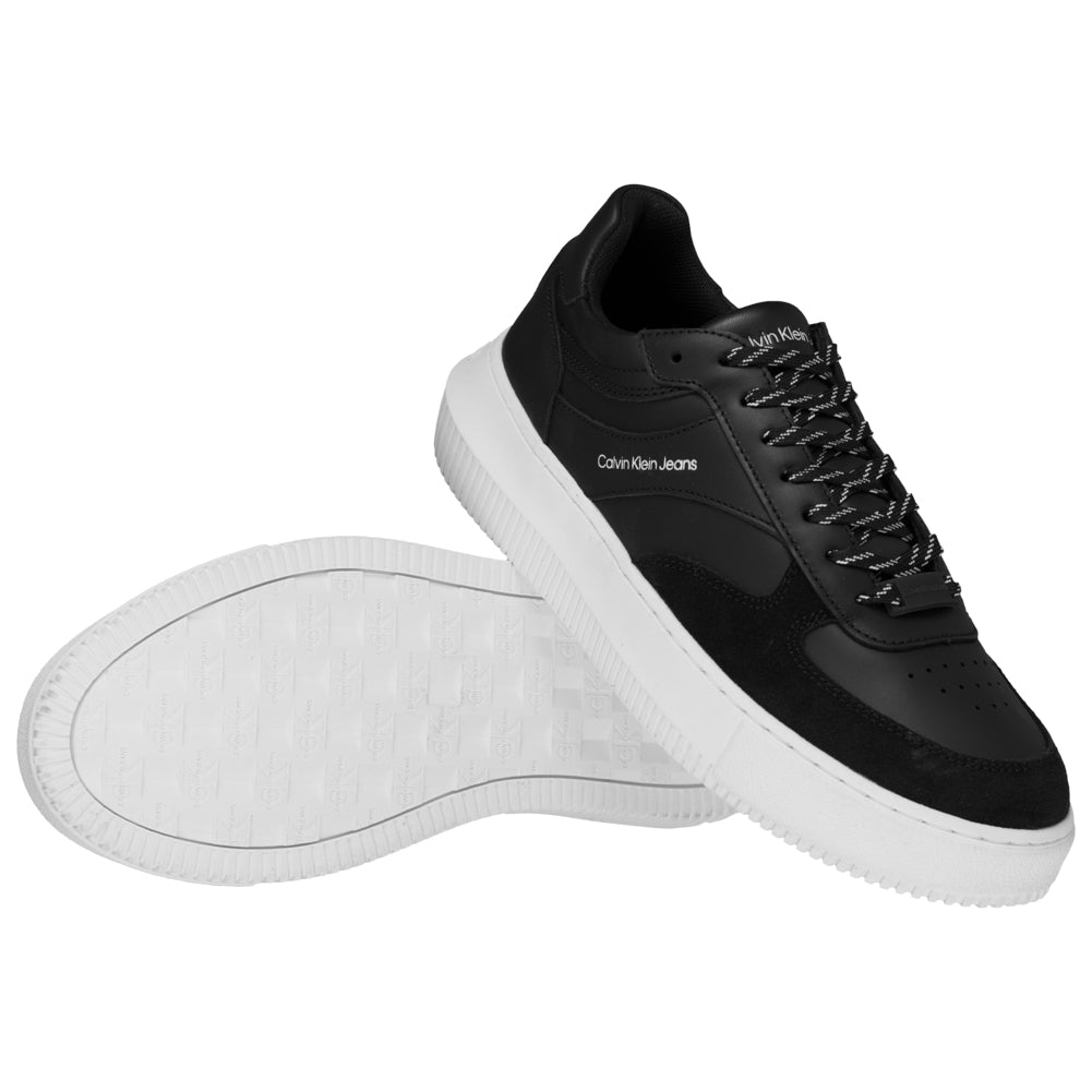 Calvin Klein Jeans Chunky Cupsole 1 Donna Sneakers in pelle YW0YW00510BDS